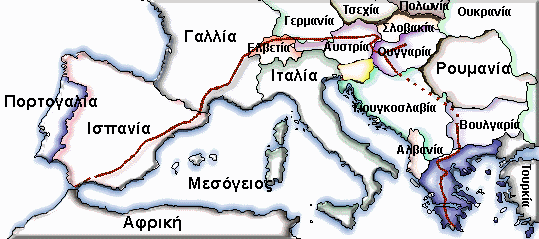 Το Ευρωπαϊκό μονοπάτι μεγάλων διαδρομών Ε4